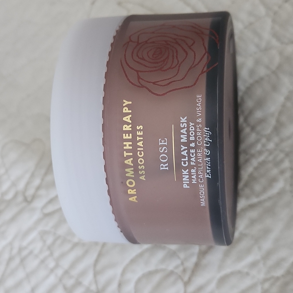 Aromatherapy associates rose pink clay mask and body cream